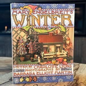 1996 Mary Engelbreit's Winter Craft Book, Hardcover, Vintage, Coffee Table Book